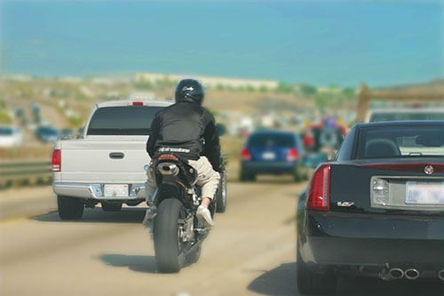 in lane splitting legal in Colorado