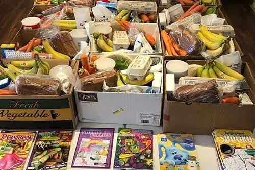 Mount Carmel Food Box Program in Trinidad